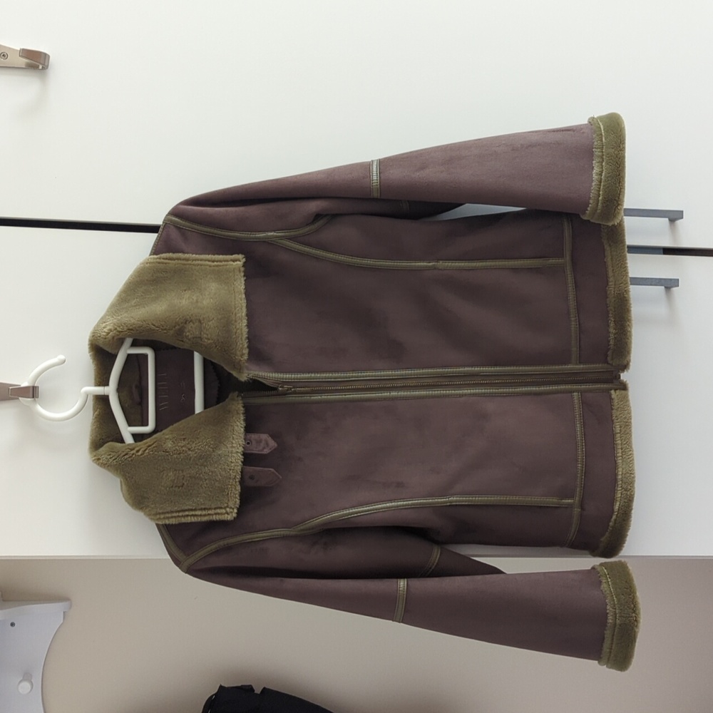 Stylish Weill Paris faux lamb skin jacket